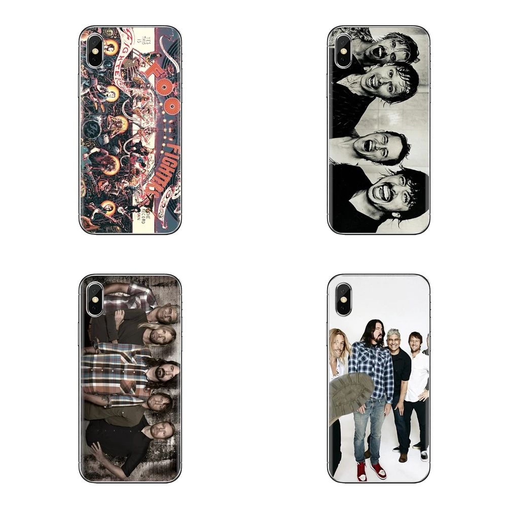 Foo Fighters USA classic rock band For Samsung Galaxy A3 A5 A7 A9 A8 Star A6 Plus 2018 2015 2016 2017 TPU Transparent Shell Case |
