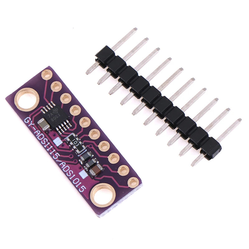 

Hot New I2C ADS1115 16 Bit ADC 4 Channel Module With Programmable Gain Amplifier 2.0V To 5.5V Dropshipping