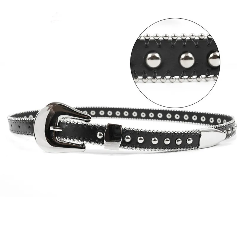 Ремень из натуральной кожи Женский модный винтажный дизайнерский ремень с