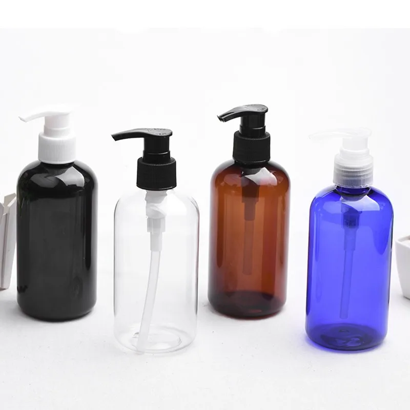 

20pcs 250ML Black/White/Brown Screw Pump Bottle Press Bottle Emulsion Bottle Empty Cosmetic Containers