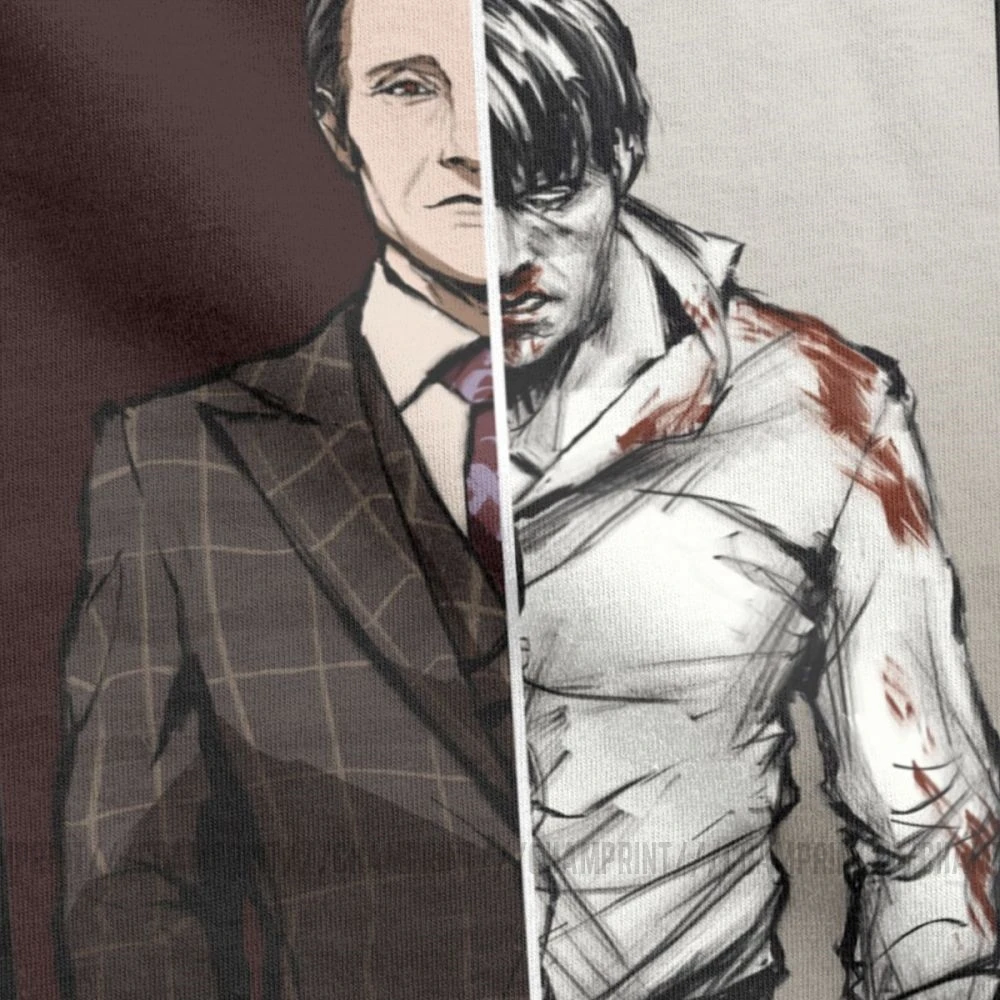 Мужские футболки с надписью The столы тонут Ганнибал коротким рукавом | Мужская