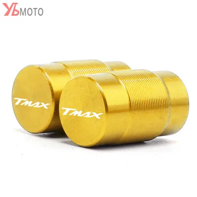2PCS-Gold Для YAMAHA TMAX 530 500 T max 500 T-Max TMAX530 DX SX- Аксессуары для мотоциклов вентиль шины колеса колпак - Цвет: 2PCS-Gold