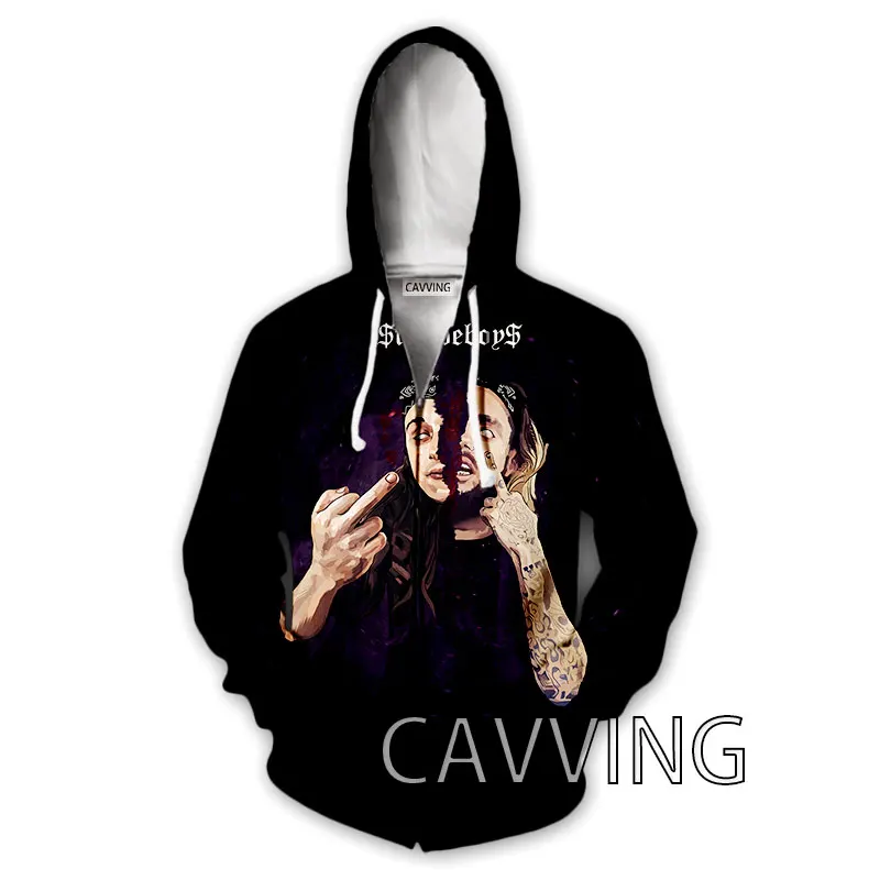 

CAVVING 3D Print $uicideboy$ Zipper Hoodies Zip Up Hooded Sweatshirt Harajuku Hoodie Hip Hop Sweatshirt for Men/women