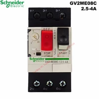 schneider electric gv2 me08c 2 5 4a motor thermal magnetic gv2me08c 08c circuit breaker button 3p protection switch setting