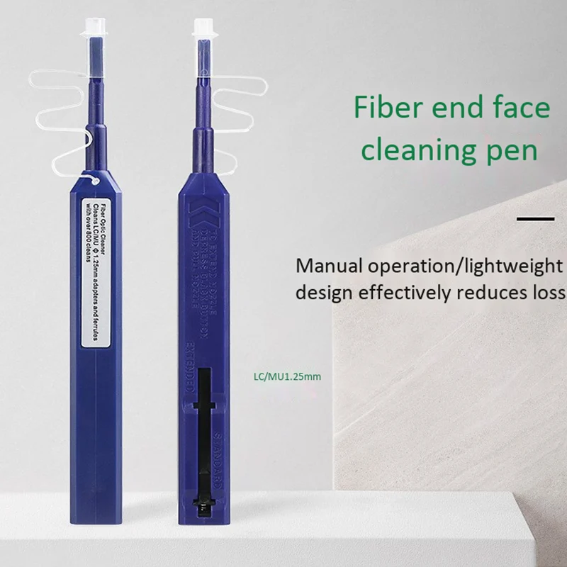 

LC Fiber Cleaning Pen One-Click Fiber Cleaner, Fiber End Face Cleaner, Pen Cleaner 1.25mm
