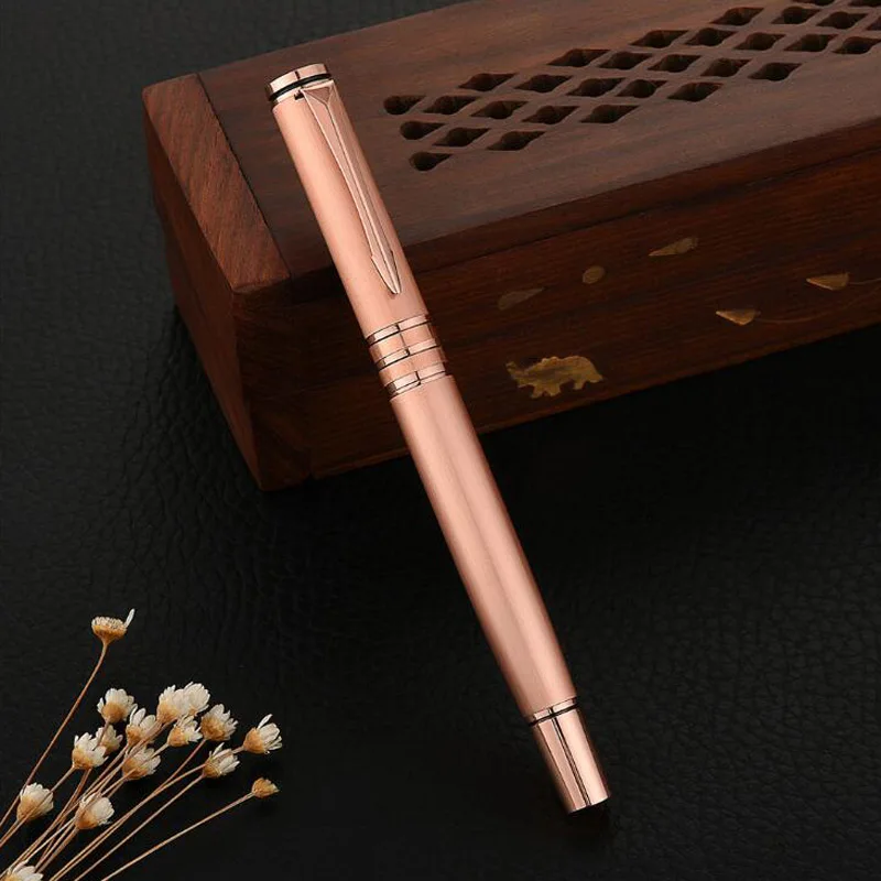 Высококачественная металлическая шариковая ручка Классическая стрела розовое