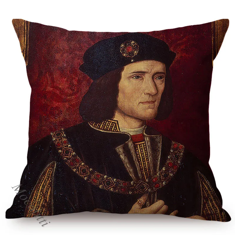 Наволочка из хлопка и льна с изображением известного персонажа Джордж Вашингтон