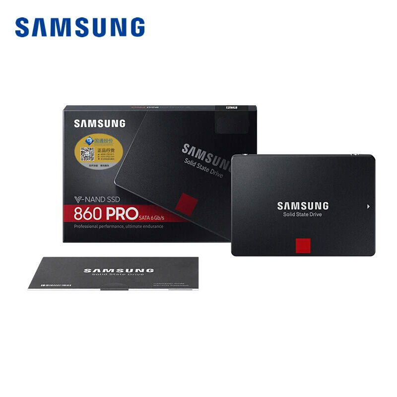Внутренний твердотельный диск SAMSUNG SSD 860 PRO 256 ГБ 512 ТБ SATAIII 2 5 дюйма для ноутбуков