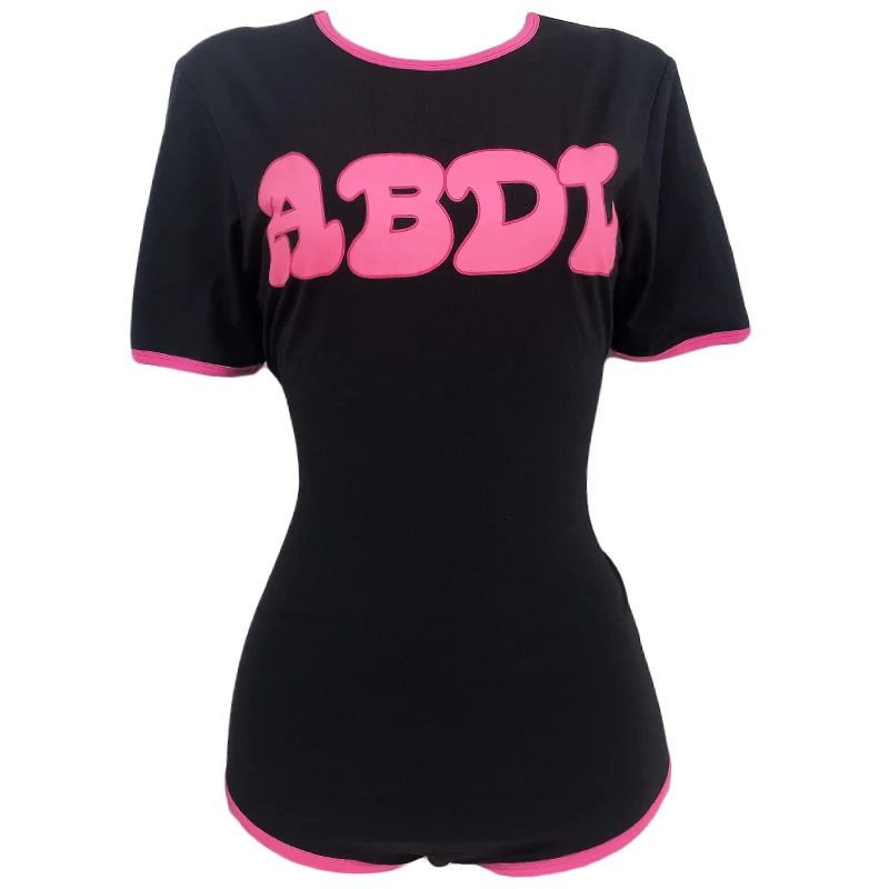 Черная Женская Хлопковая пижама ABDL комбинезон для взрослых Детский Ddlg маленьких