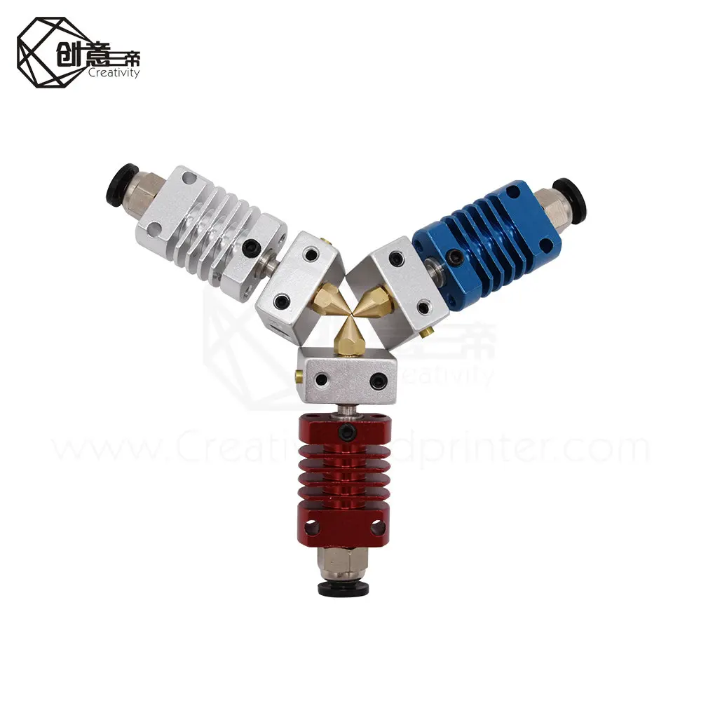 Детали для 3D принтера Creative полностью металлический J head Hotend MK8 комплект