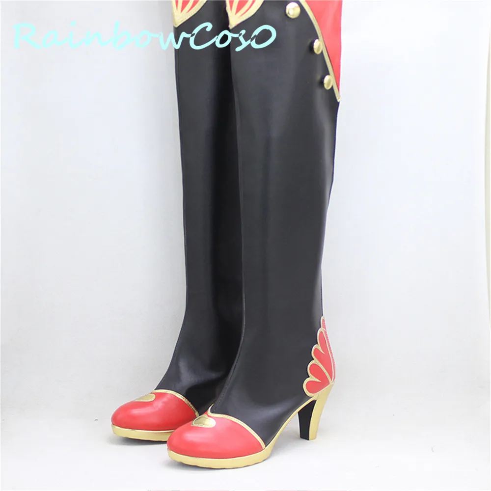 Twisted-Wonderland Riddle Обувь для косплея Сапоги Игра Аниме Хэллоуин RainbowCos0 W959