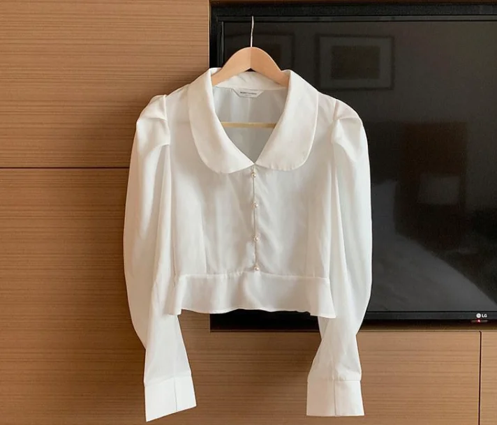 

New Spring Vintage Cotton Shirt Female Oversize Womens Long Sleeve Girls Blouse Summer Plus Size Women Blouses Femme Blusas