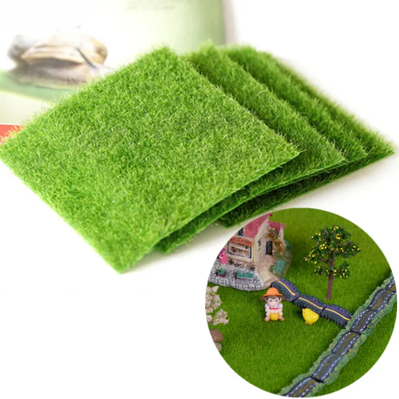 

Искусственный газон трава миниатюрный садовое Украшение DIY гриб ремесло горшок Фея мха для свадьбы Рождество вечерние Декор 15*15 см