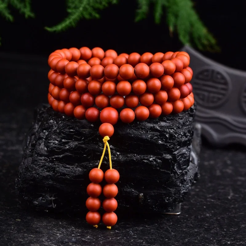 

Natural Amber Honey Wax Bracelet Honey Wax Old Wax 108 Buddha Beads Multi Circle Bracelet Men's and Women's Sweater Chain