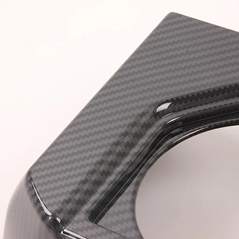 

Carbon Fiber Central Control Armrest Box Cup Holder Cover Trim Frame Sticker Car Accessories for Ford F150 Raptor 2020