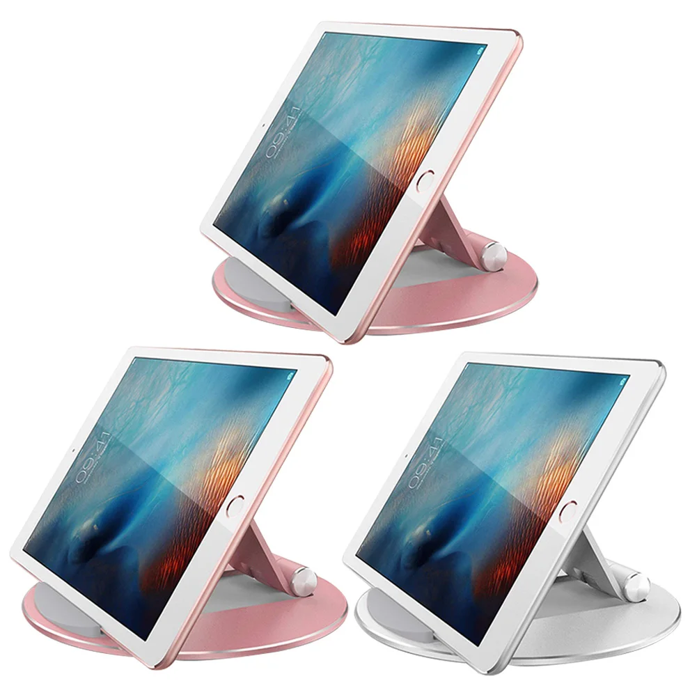 Прочный регулируемый круглый держатель для телефона планшета алюминиевый сплав