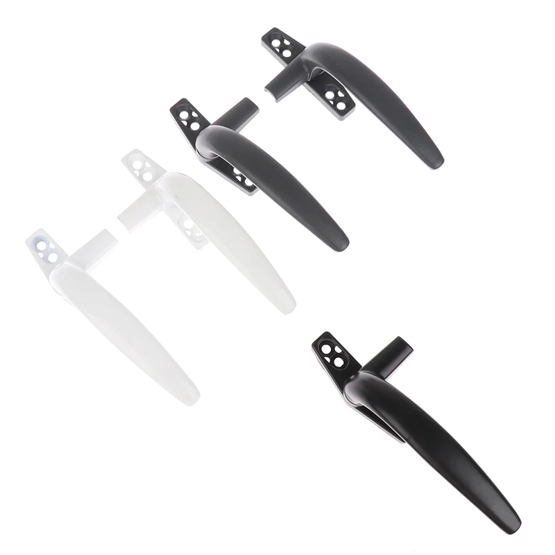 

1PC Aluminum Alloy Window Handle With Lock Inner Flat Open Inner Open Curtain Timber Casement Window Sliding Door Handles Hardwa