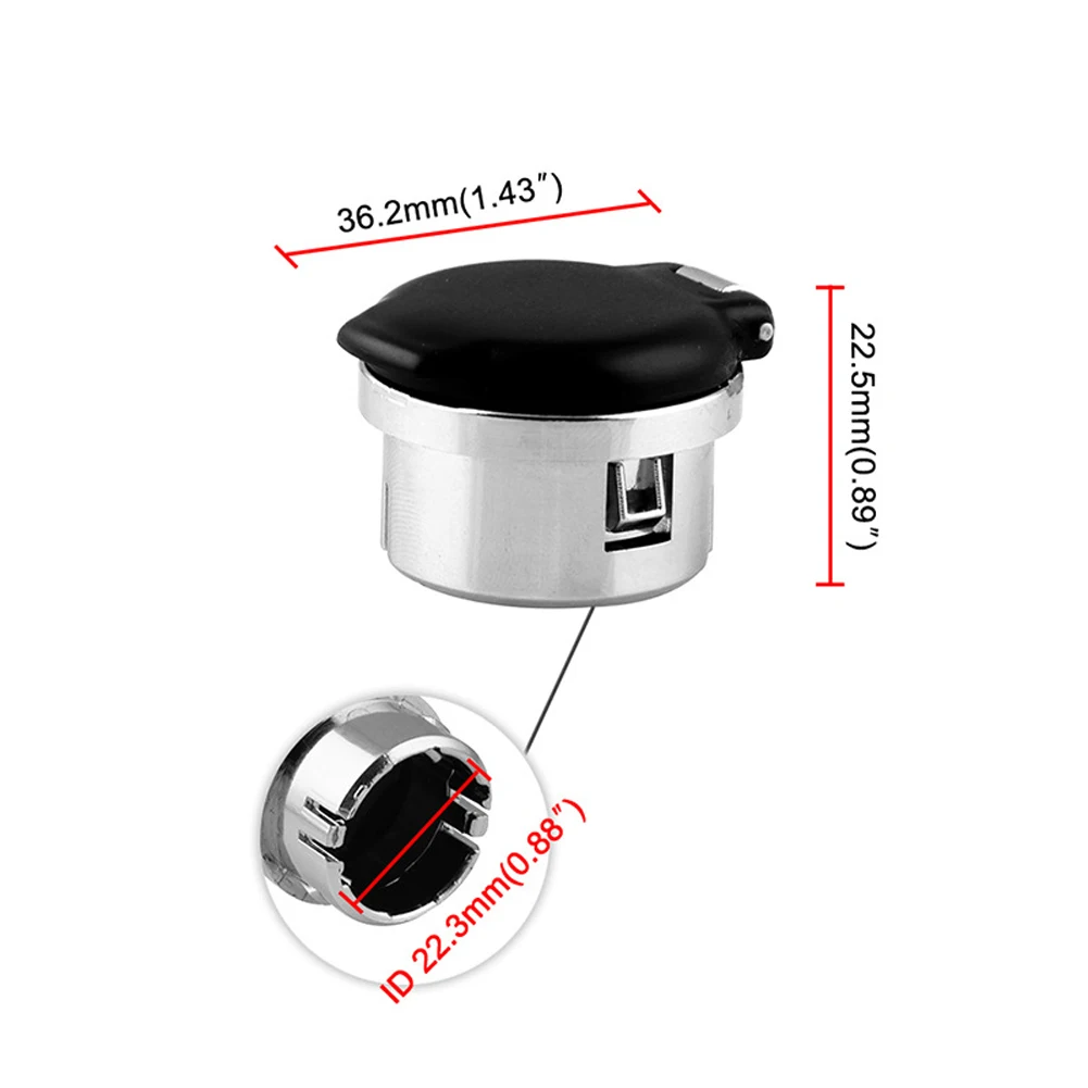 12V автомобильный штепсельный разъем для прикуривателя с защитой от