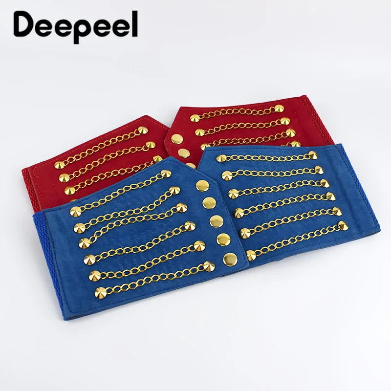 Deepeel 1 шт. женский модный тонкий корсет Cummerbunds эластичные ремни натуральный пояс с