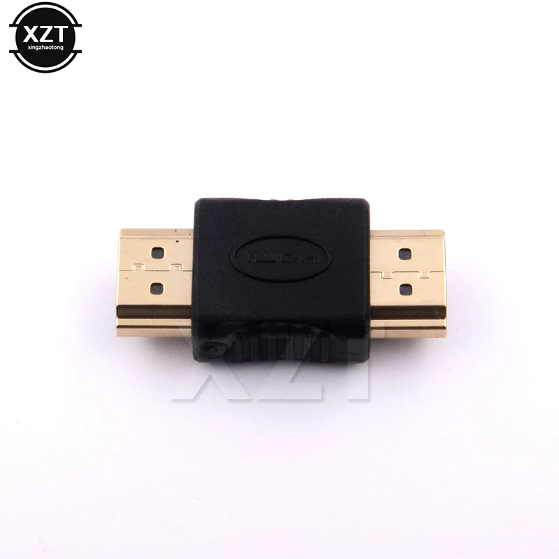 10 шт. HDMI к адаптер папа мужчине конвертер позолоченный соединитель удлинитель