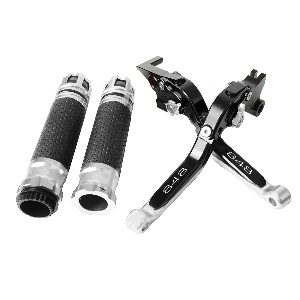 Для DUCATI 848 EVO 2007 2008 2009 2010 2011 2012 аксессуары для мотоциклов CNC регулируемые складные