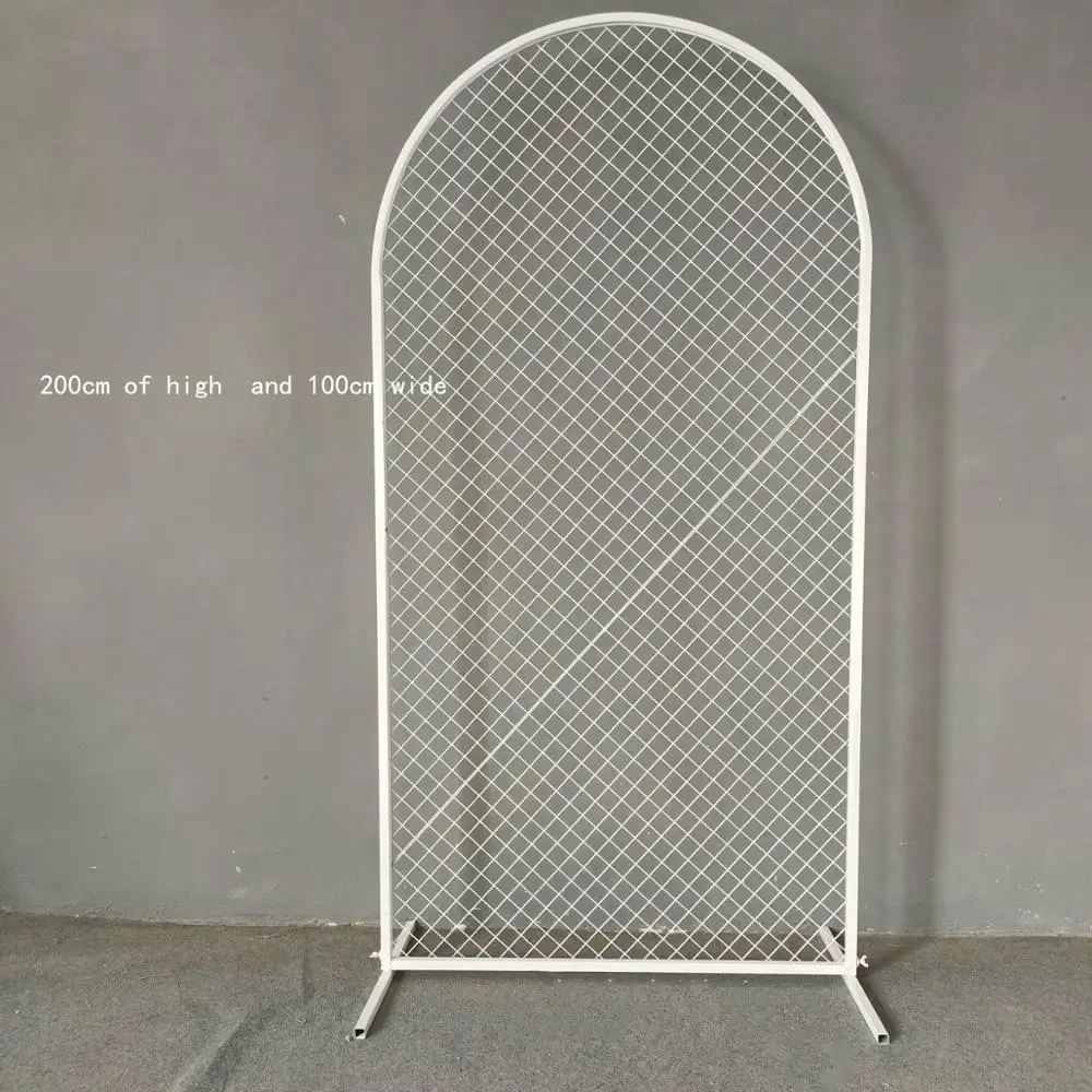 

Wedding background wrought iron flower frame expanded grid frame