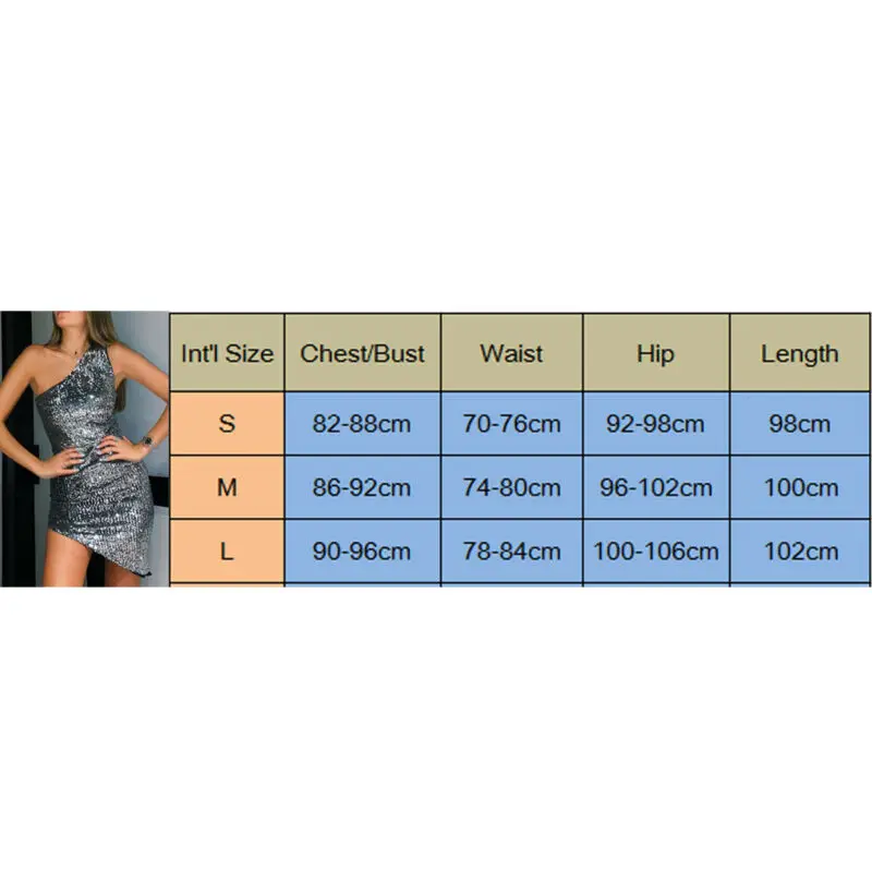 Женские платья Асимметричный вырез одно плечо сплошной узор Тип без рукавов