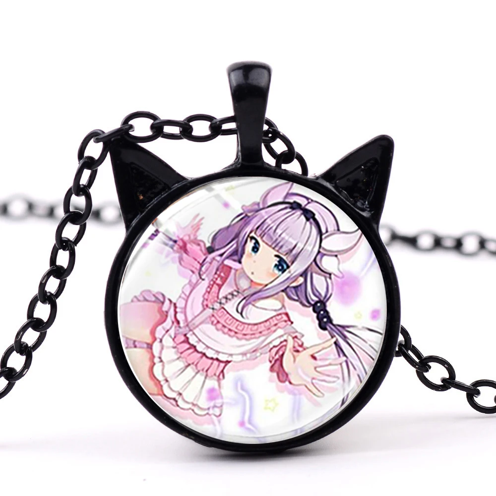 SONGDA Новые Kawaii Kanna Камуи с украшением в виде кошачьих ушек подвеска форме Цепочки и
