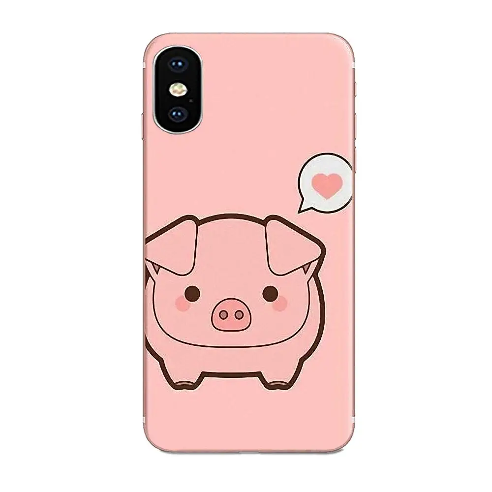Pink Pig For Samsung Galaxy A51 A71 A81 A90 5G A91 A01 S11 S11E S20 Plus Ultra Diy Printing Drawing TPU Phone Case | Мобильные