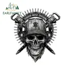 EARLFAMILY 13 см x 11,8 см Хэллоуин Солдат Череп Военная наклейка ужас шум деление DJ наклейка автомобиль