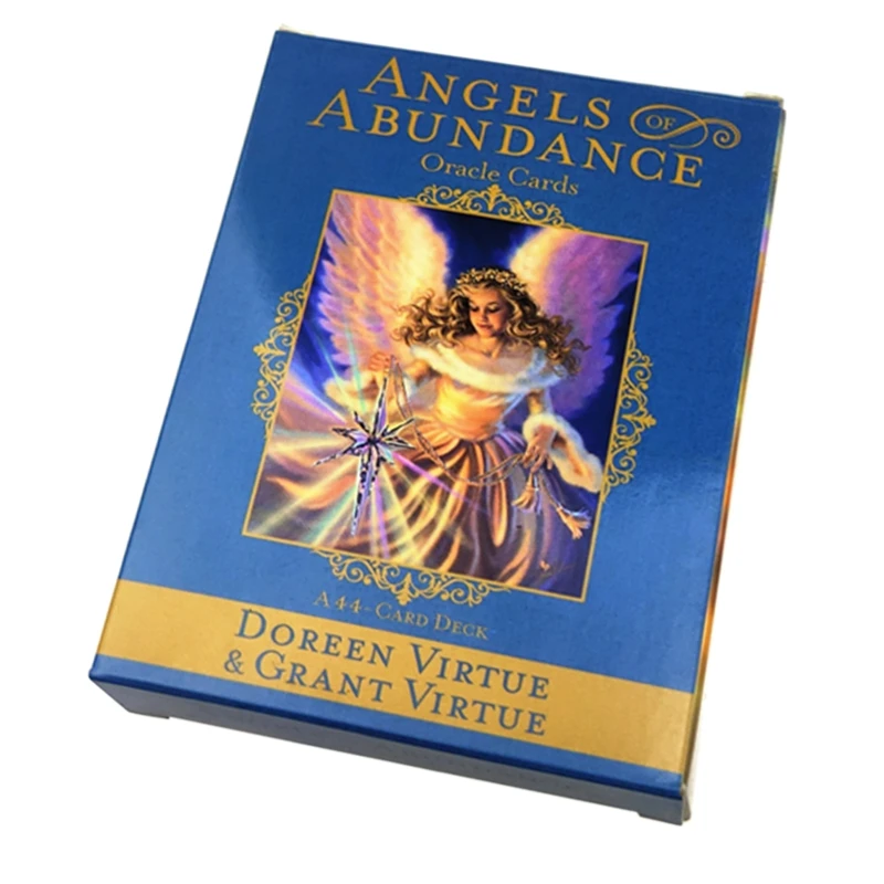 

Angels Of Abundance Oracle Cards Full English 44 Cards Deck Tarot Mysterious Divination Family Friend Party Board Game