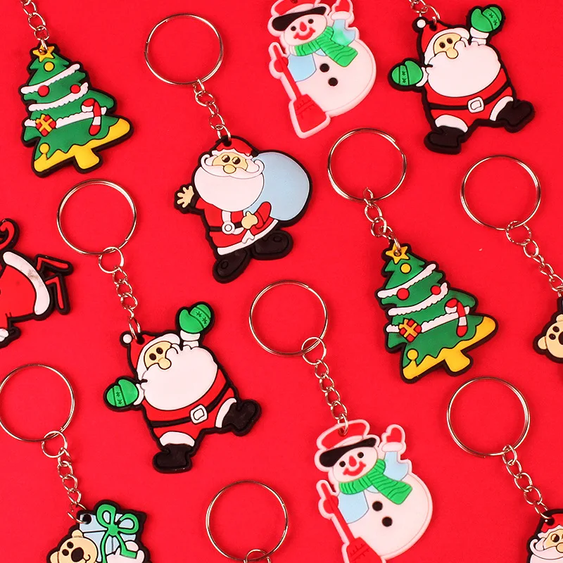 

Christmas Pendant Keychain Cartoon Keychain Creative Christmas Gifts Ornaments Santa Claus Pendants Ornaments Gifts