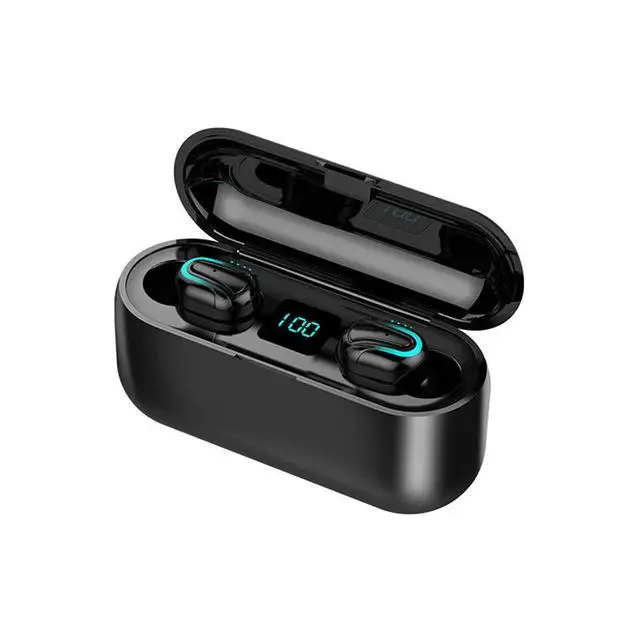 Беспроводные наушники DishyKooker TWS bluetooth со светодиодным дисплеем стереозвук с
