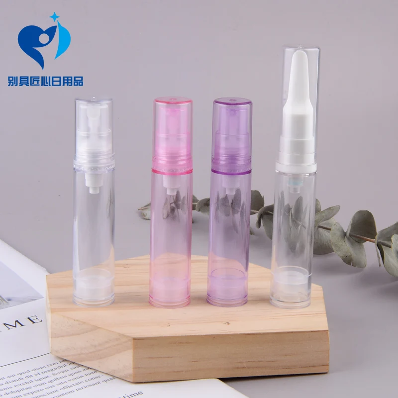 HOT 5pcs 10ml/15ml AS Eye Cream Vacuum Flask/Filling Comstic Emulsion Bottle Plastic Airless Pump Lotion Container Free Shipping