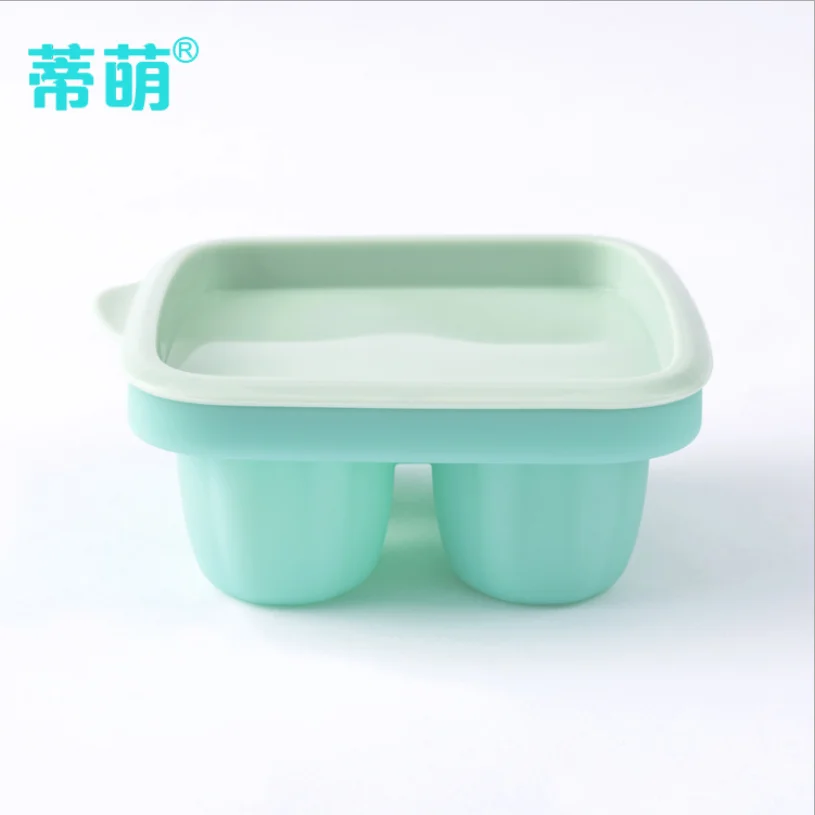 

Silicone Ice Cream Molds Diy Homemade Popsicle Freezer Juice 4 Compartments Large Size Ice Compartment Tray Cake Molds