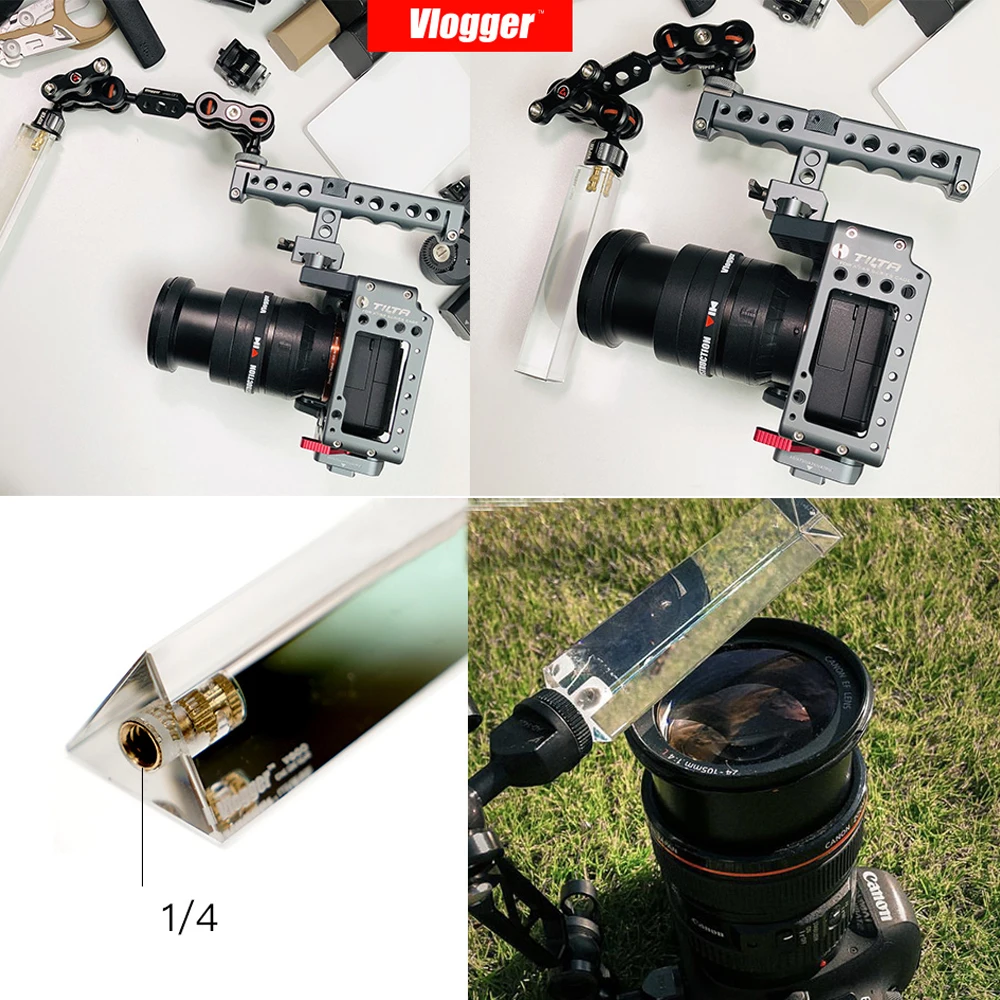 Треугольный фильтр для объектива VLOG прозрачный Волшебный Фильтр фотографии