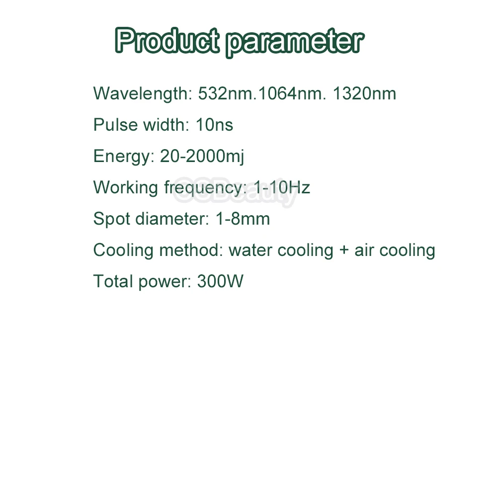 Горячая Распродажа неодимовый Лазерный Аппарат Q 1064 нм и 532 для удаления