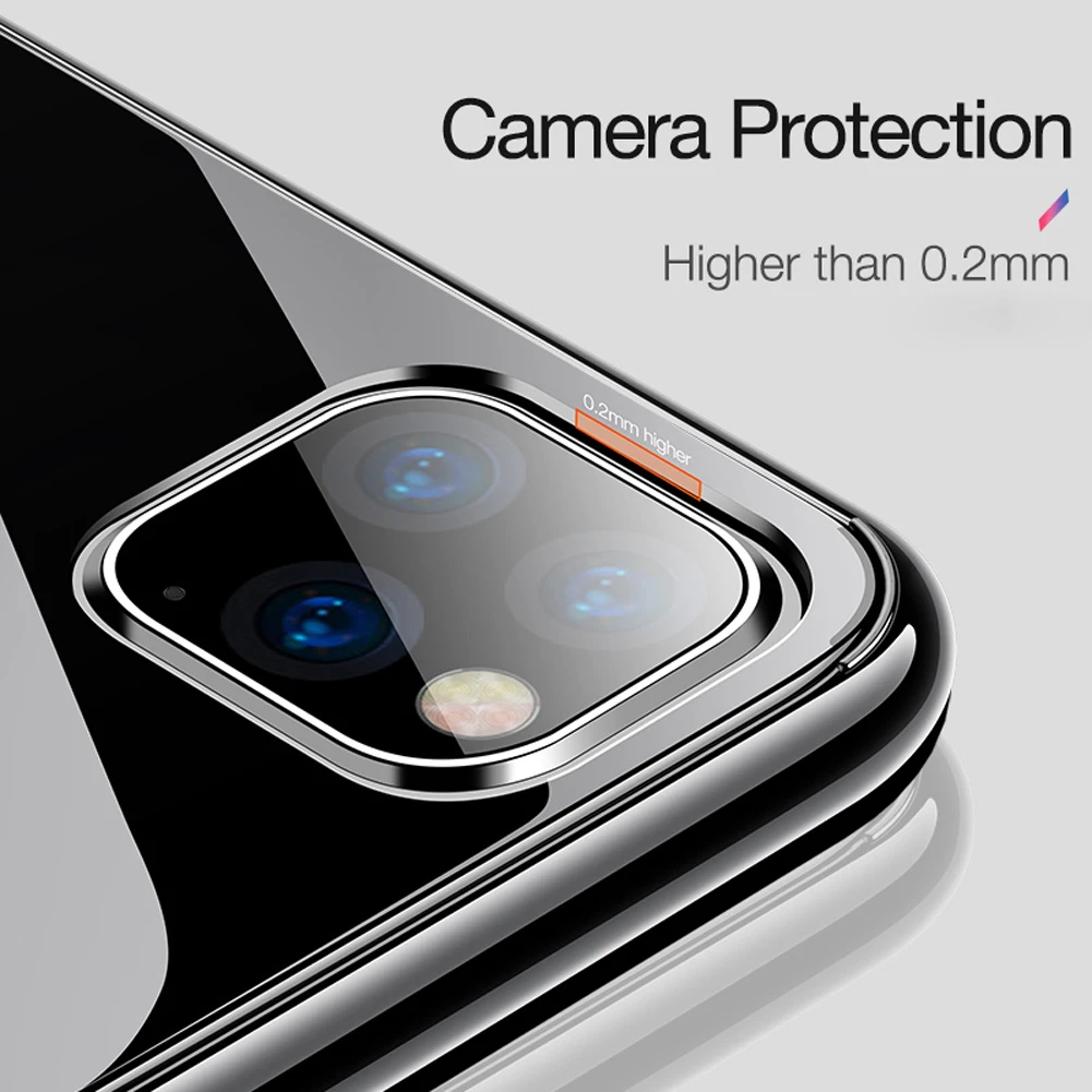 Для iPhone 11 Pro Max оптовая продажа 10 шт. чехол для телефона антидетонационный мягкий