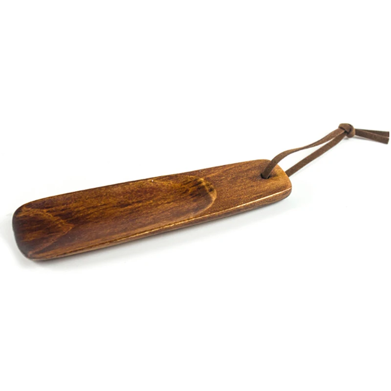 

1pc Solid Wood Shoehorn Natural Wooden Shoe Horn Portable Craft Long Handle Shoe Lifter Shoes Accessories