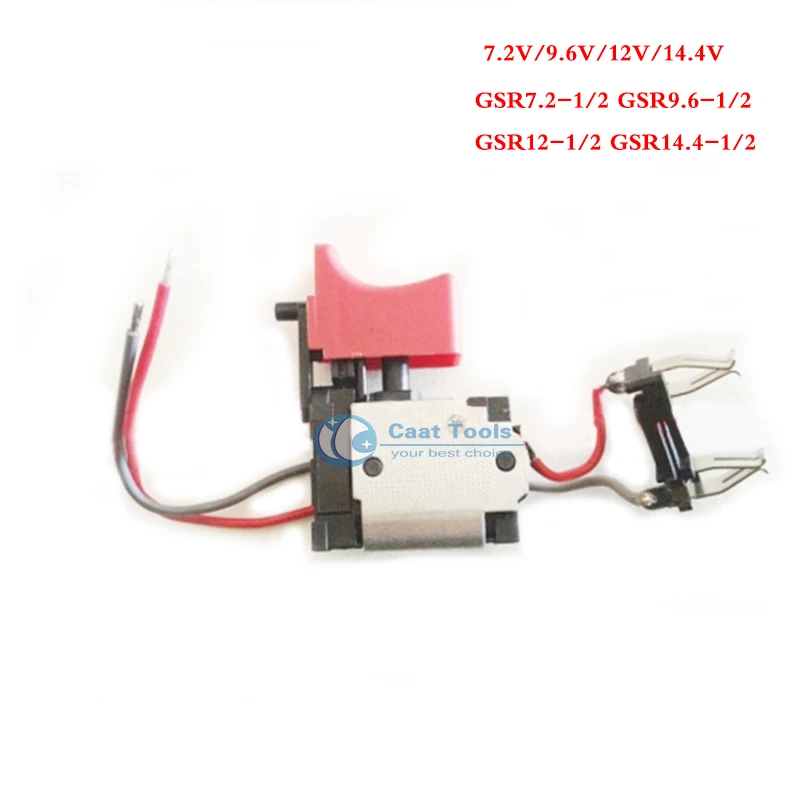 Электрическая дрель Скорость Управление переключатель 7 2 V/9 6 V/14 4 V для B osch GSR7.2 1