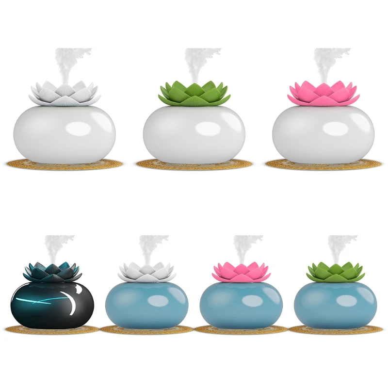 

Ceramic Essential Oil Diffuser,Personal Humidifiers Small for Office Desk,Cute L P9YD