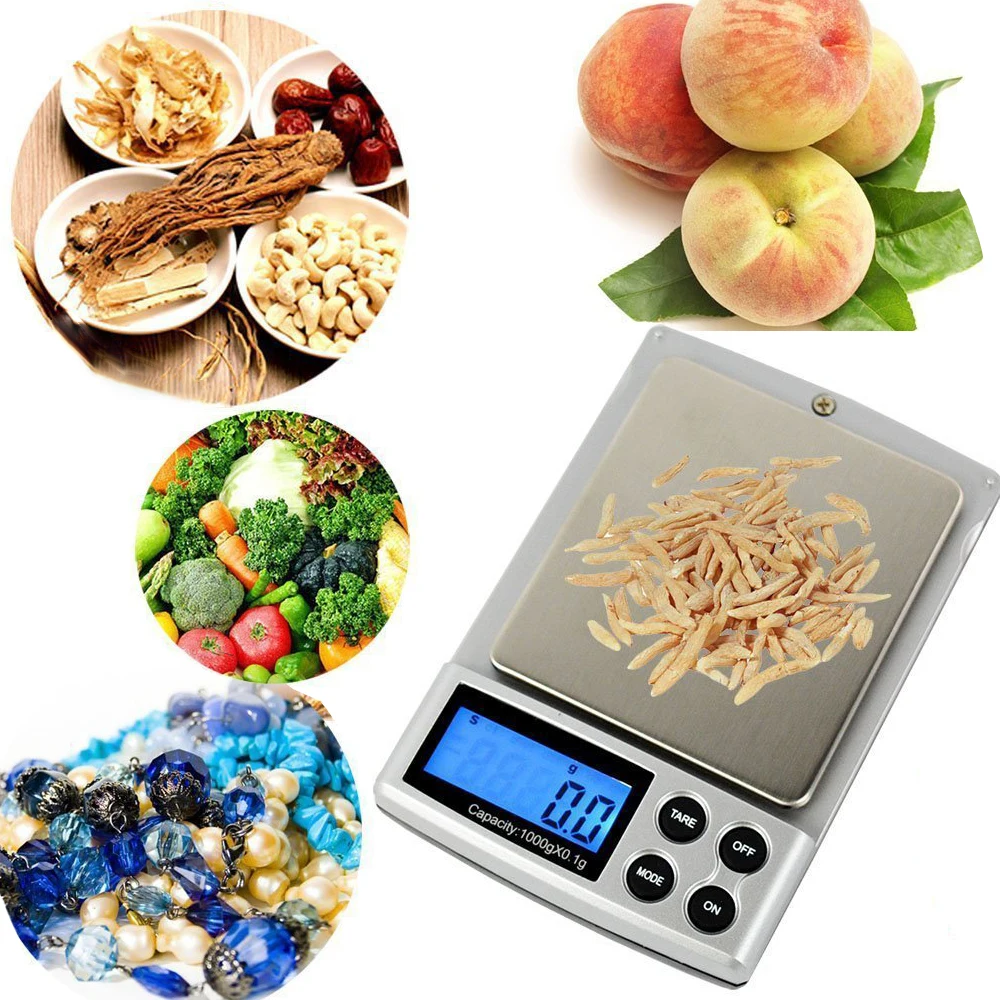 0 01/0 1 г точность Мини цифровые весы ЖК-дисплей Электрический Карманный грамм Вес
