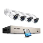 Система видеонаблюдения ZOSI, 8 каналов, 1080P, 2 МП, TVI, DVR, водонепроницаемая, с ИК-ночным видением