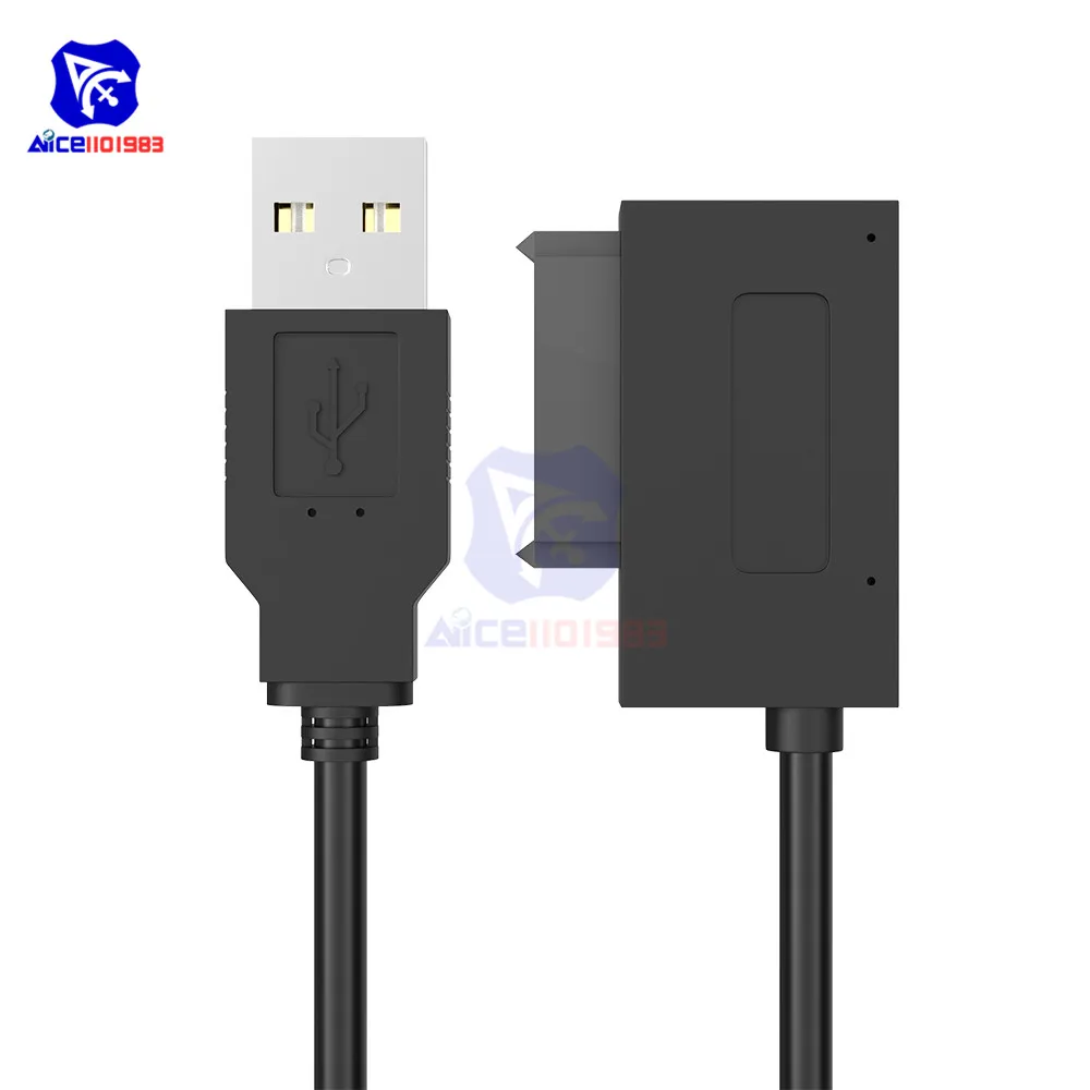 Diymore USB к 13Pin SATA Жесткий драйвер адаптер конвертер кабель для ноутбука