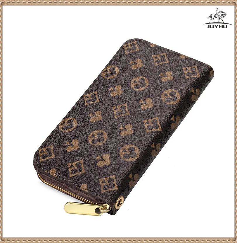 Роскошный кожаный кошелек для мужчин и женщин удлиненный клатч денег удобные