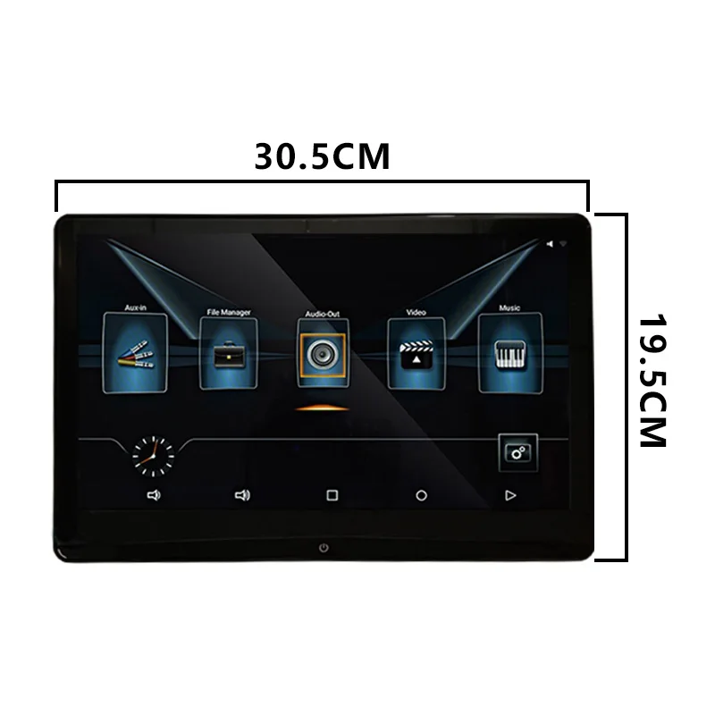 12,5 дюймов Android 9,0 1920*1080 4K 1080P Автомобильный подголовник монитор сенсорный экран wifi/Bluetooth/USB/SD/HDMI/FM/Mirroring/Miracast
