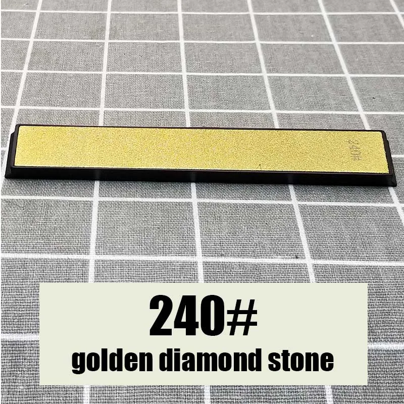 120 3000 8000 10000 grit golden diamond sharpening stone fine grinding polishing knife sharpener - Цвет: diamond 240 grit