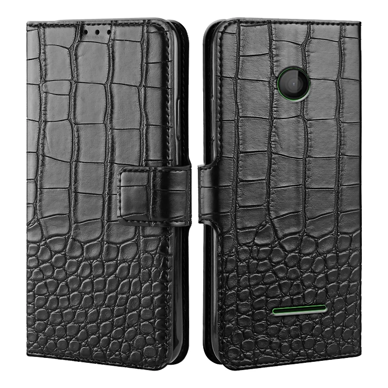 Роскошный чехол книжка из искусственной кожи с магнитной застежкой для Microsoft Nokia