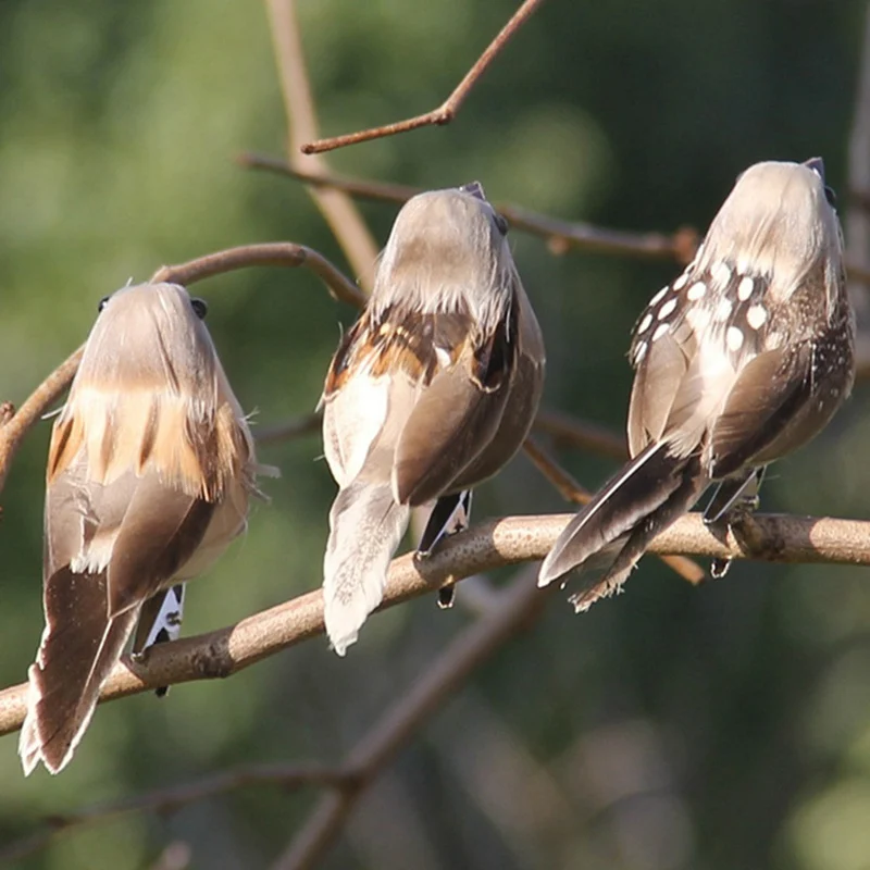 1 шт. симпатичная искусственная пенная птица ярко перо мини синица ремесло птицы