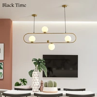 black gold led pendant light for dining room kitchen living room bedroom indoor pendant lamp modern home decor lighting lustre